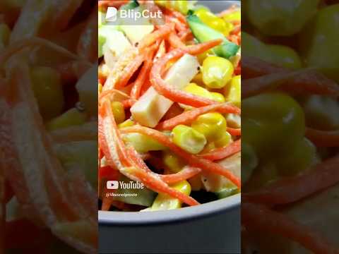 SMOKED CHICKEN SALAD IN 10 MINUTES #salad #food #cooking #shorts #shortvideo