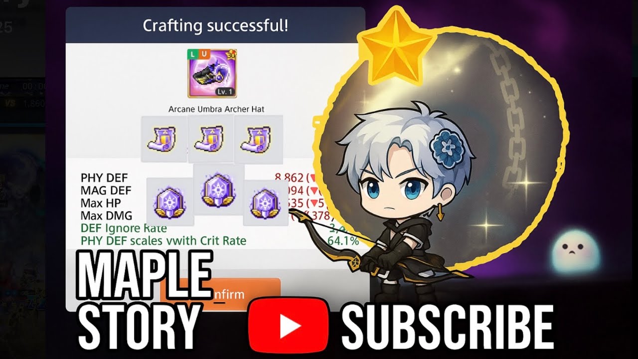 [MAPLESTORY M] A2Z - Time to start Arcane umbra hat attempt