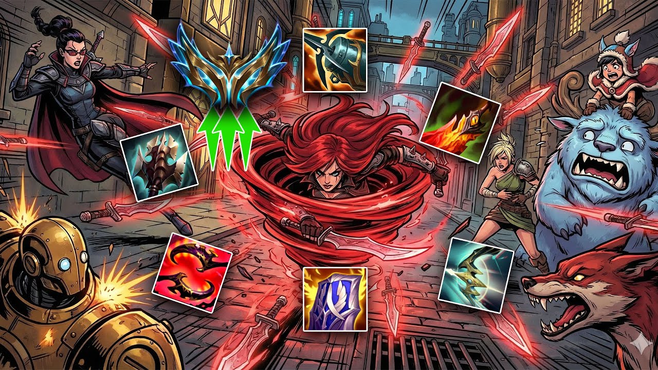 RİOT GÖRÜP NERFLEMEDEN İZLEYİN ADC KATARINA