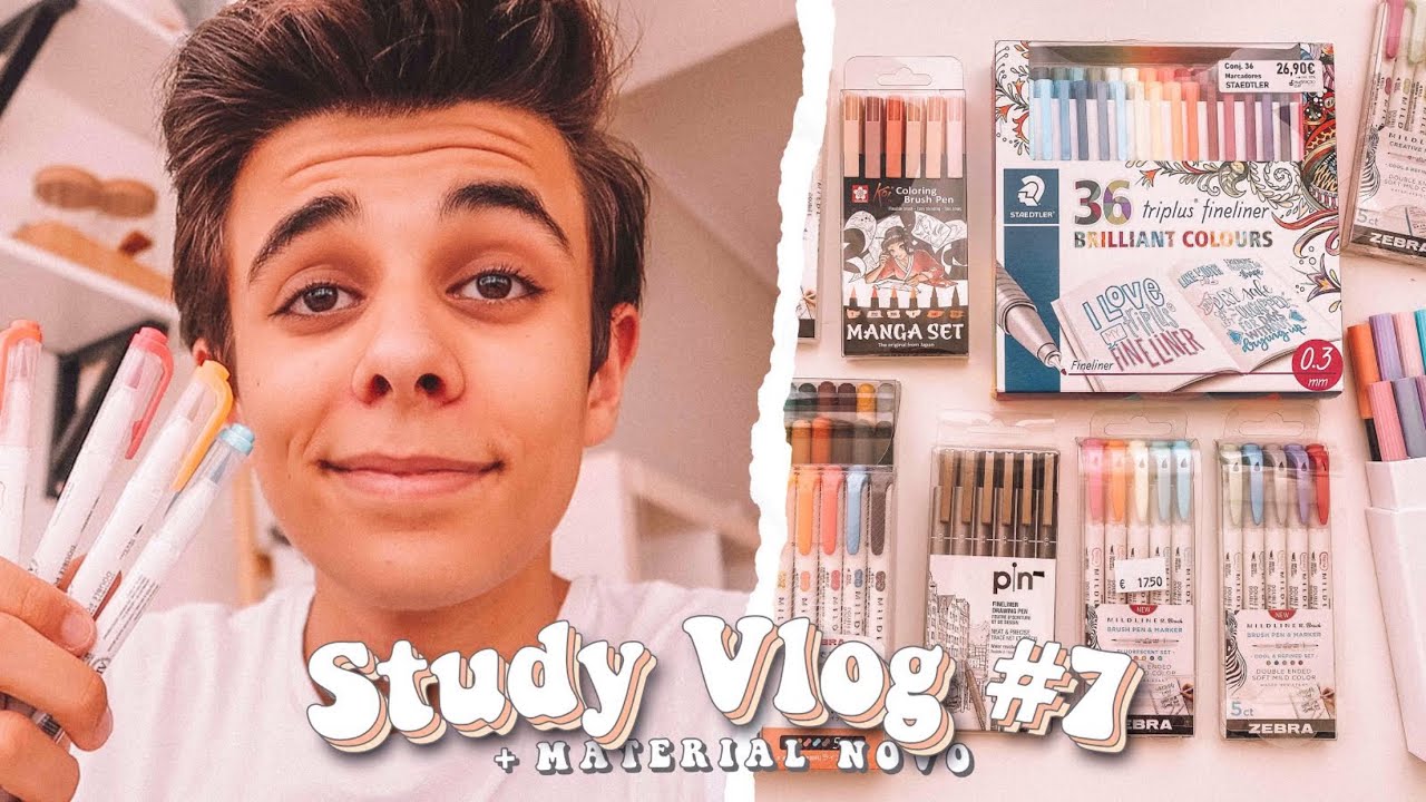 STUDY VLOG #7 T2 // HAUL DE MATERIAL NOVO + SER PRODUTIVO EM CASA | TiagoJLeitão