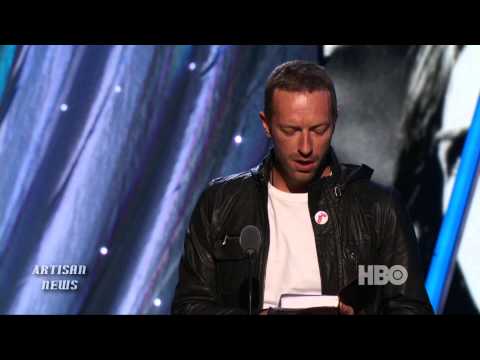 PETER GABRIEL GETS BIBLICAL ROCK HALL INDUCTION BY CHRIS MARTIN OF COLDPLAY