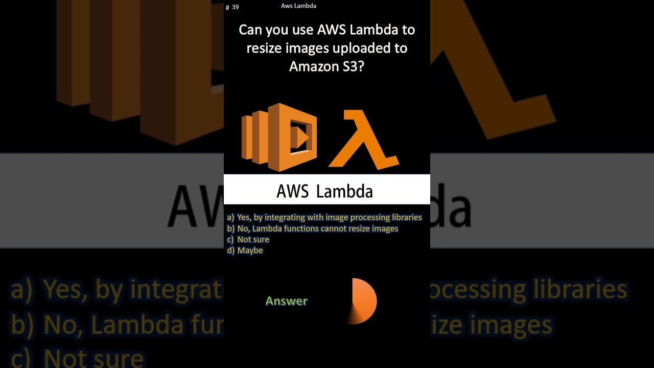 AWS Lambda | Can you use AWS Lambda to resize images uploaded to Amazon S3?