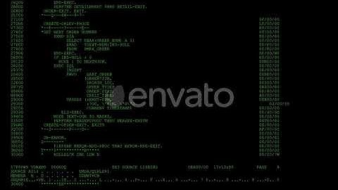 Hacker Text Code Attack | Motion Graphics - Envato elements