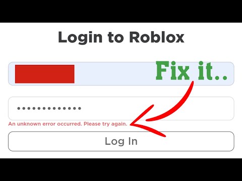 Login isn't working unknown error : r/RobloxHelp