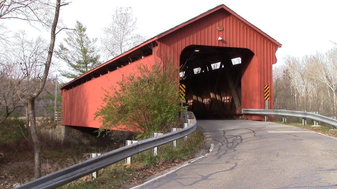 Stonelick Covered Bridge Clermont County Ohio 2017 YouTube