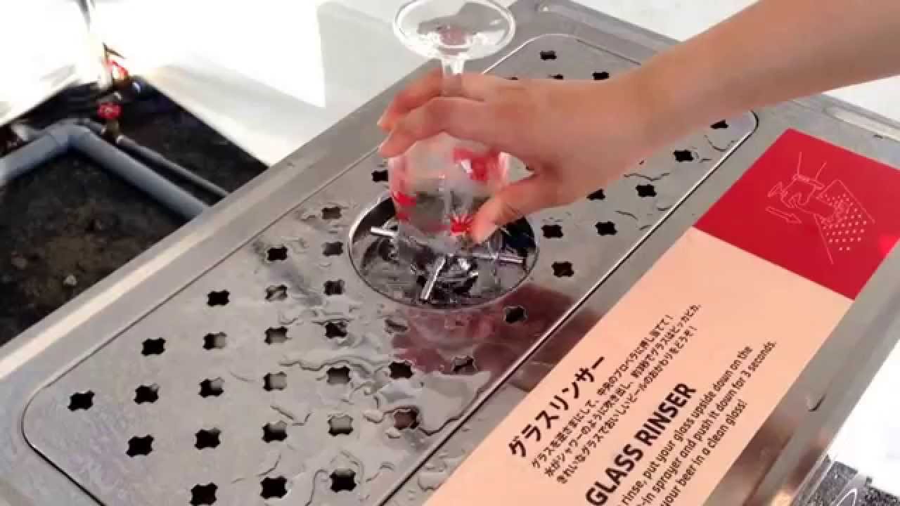 BELGIAN BEER WEEKEND 広島2015 GLASS RINSER グラスリンサー YouTube
