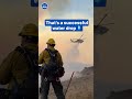Aerial Firefighters Tackle California Wildfire