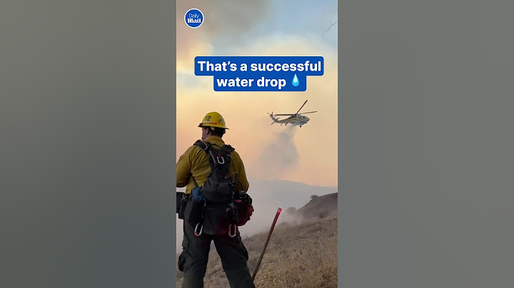 Aerial firefighters tackle California wildfire
