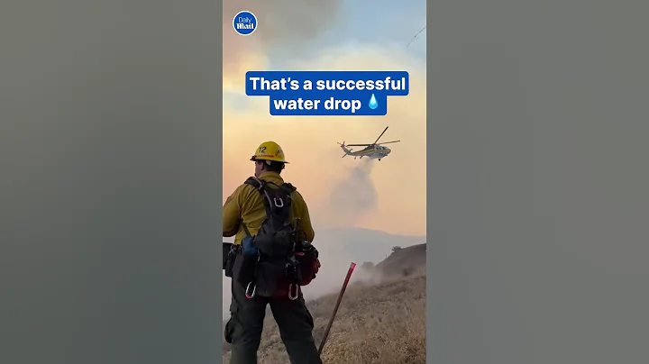 Aerial firefighters tackle California wildfire
