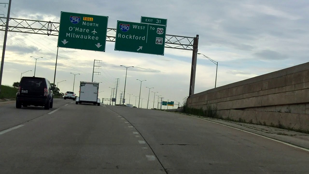 Ronald Reagan Memorial Tollway (Interstate 88 Exit 138) eastbound