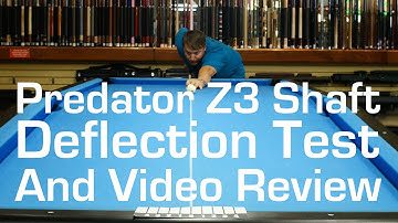 Predator Z 3 Deflection Test - Video Review by Select Billiards