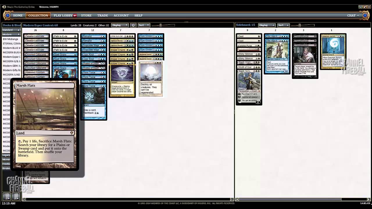 Channel Cheon Modern Esper Control (Deck Tech) YouTube