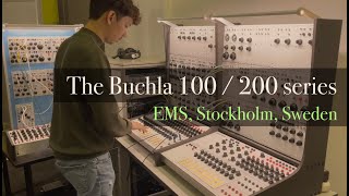 My conversation with Buchla 100/200 series System at EMS, Stockholm