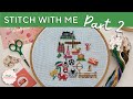 Stitch With Me - British Isles SAL Stitch-a-Long Part 2 | Caterpillar Cross Stitch