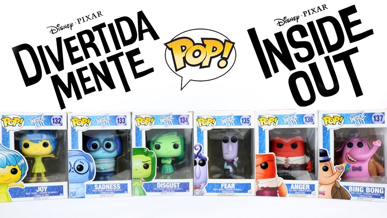 Divertida Mente Coleção Completa Funko POP [Review] bonecos do filme c ...