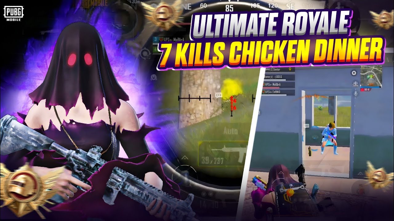 🏆 Ultimate Royale 7 Kills Chicken Dinner! Too Easy 😎🔥