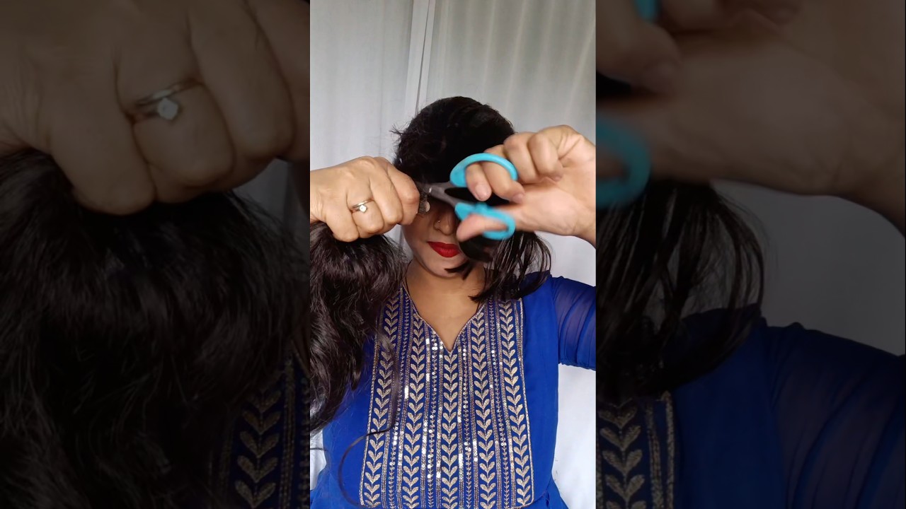 Viralhair cutting hack 