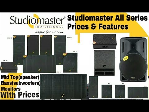 studio master speaker with amplifier