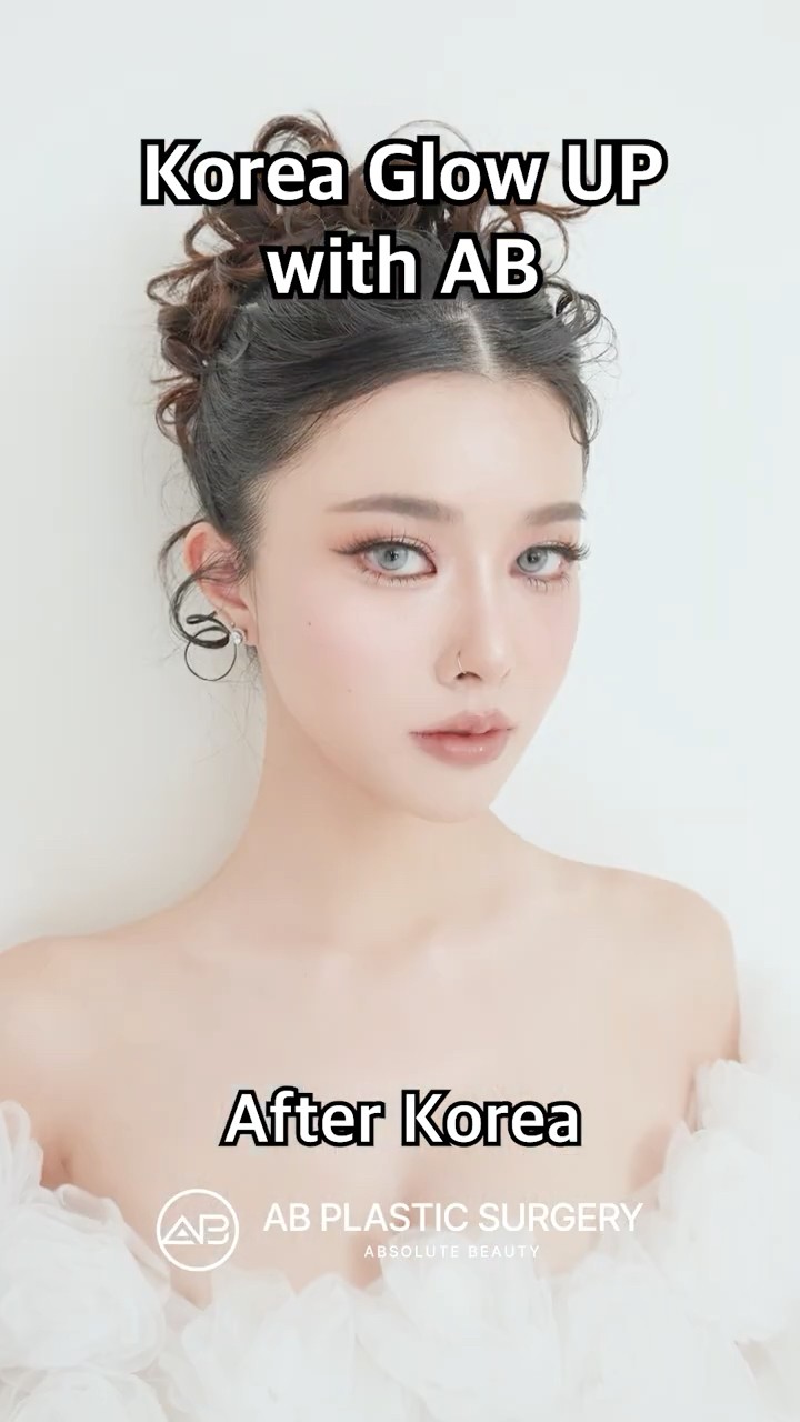K-Pop Idol VIBES! ✨ Full Face Glow Up in Korea. #shorts