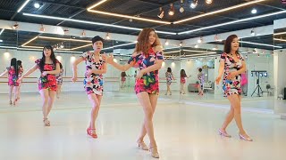 Touch by touch (Improver) line dance | Withus Korea, Seoul