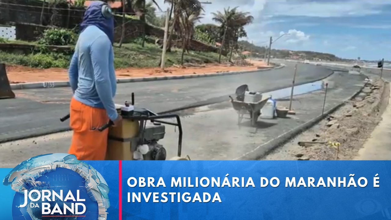 Obra milionária do Governo do Maranhão é investigada | Jornal da Band