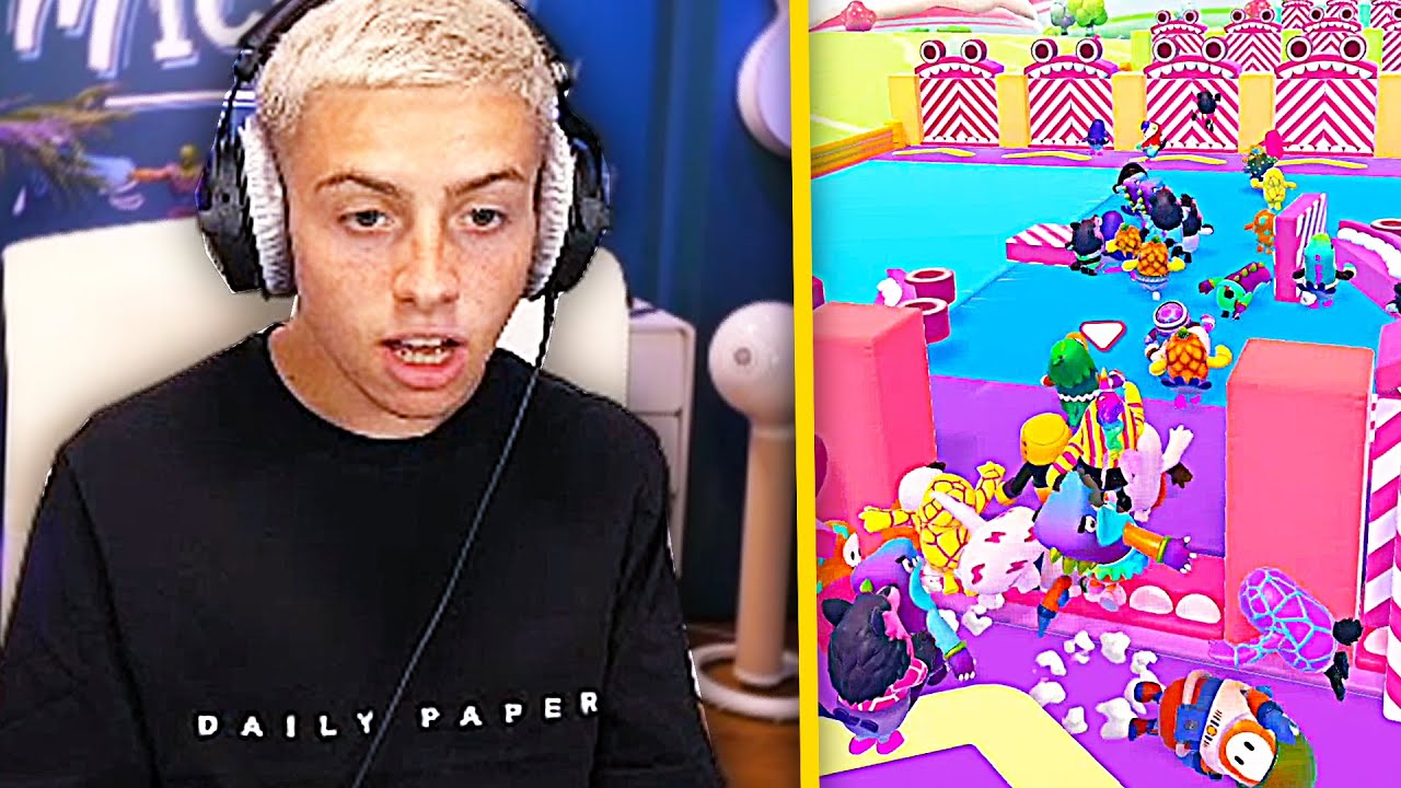 JE DÉCOUVRE FALL GUYS ! 😬 (spoil je suis devenu accro)