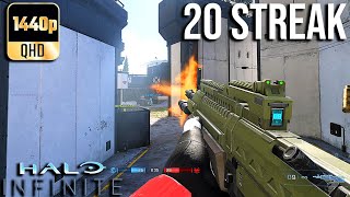 Halo Infinite- 20 Kill Streak Tactical Slayer Full Gameplay! (No Commentary)