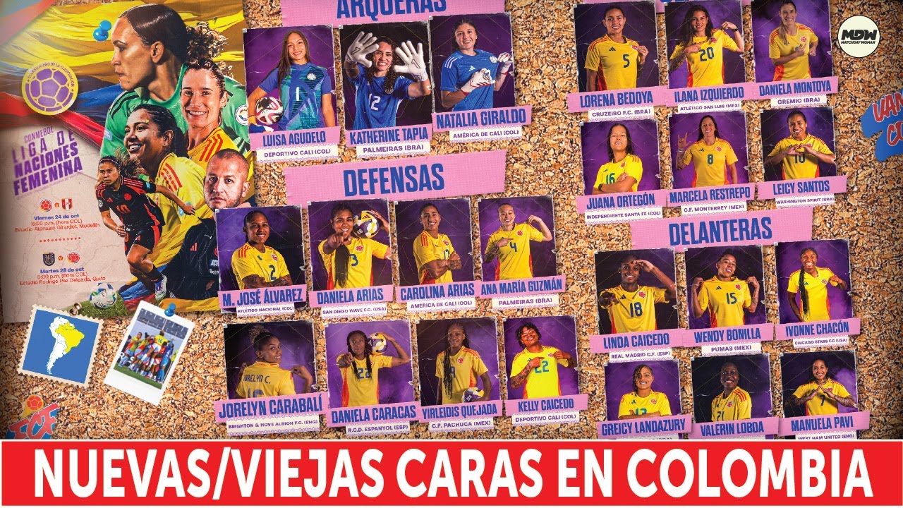 🔥NUEVAS VIEJAS CARAS Y ALGUNAS SORPRESAS EN LA  CONVOCATORIA DE COLOMBIA PARA LAS ELIMINATORIAS🔥