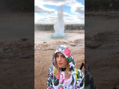 Gayzer patlaması, şelalelerle İzlanda ❄️