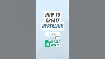 How to Create a Hyperlink in Google Sheets (Using the HYPERLINK Function)