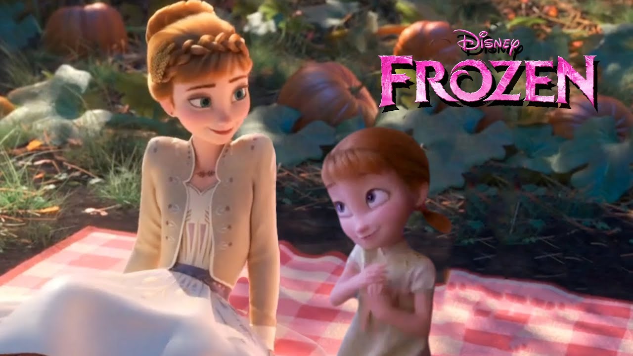 Queen Anna plays with the little Princess of Arendelle Frozen 3 (Anna