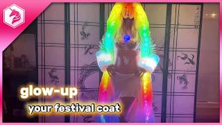 Tutorial: Glow up your Fur Trimmed Coat with WLED - DIY Burning Man Project