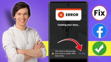 Facebook this video is taking longer than usual to upload we