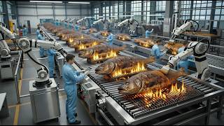 Inside the Grilled Fish Factory How Thousands of 1-Foot Whole Fish Are Oven Roasted Daily