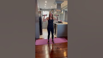 Hammer curl shoulder press