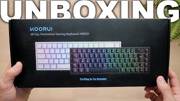 Koorui 60% Mechanical Gaming Keyboard Unboxing