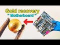 How to recycle gold from motherboard computer scrap | How to make gold recovery ic chips computer