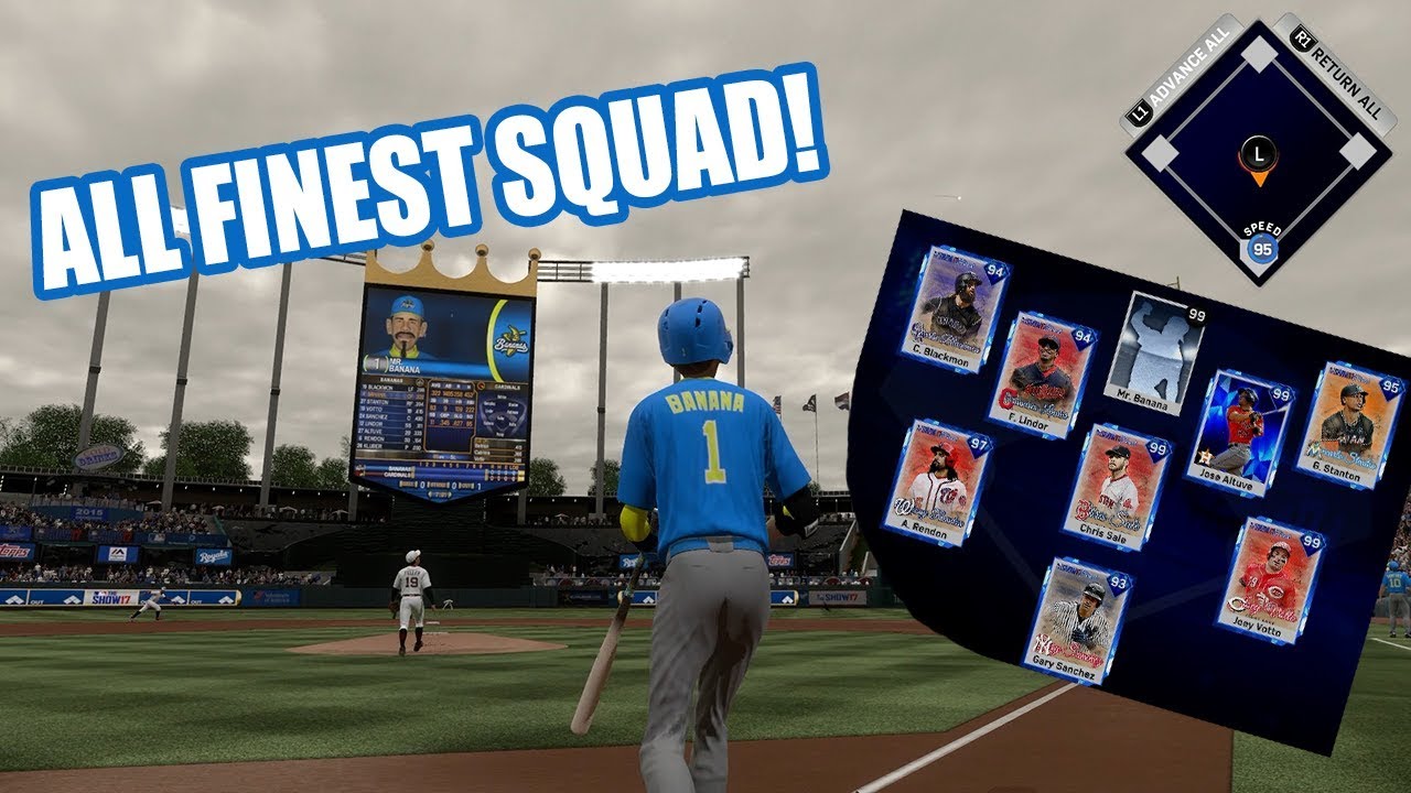 These Players Are SO GOOD! ALL FINEST SQUAD! - MLB The Show 17 Diamond Dynasty