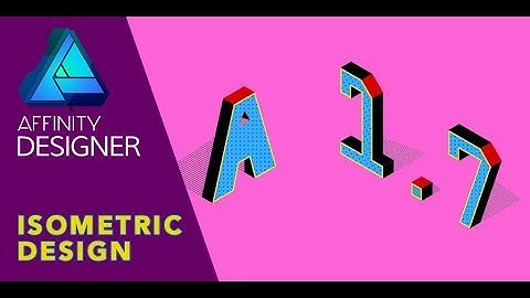 Affinity Designer iPad Isometric Tutorial