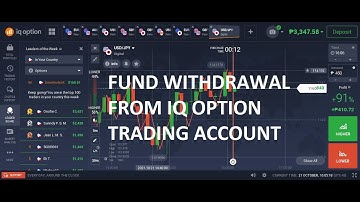 FUND withdrawal from IQ option Trading Account