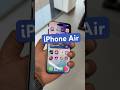 iPhone Air Hands on First Look - iPhone Air Cloud White #iphone17air #iphone17 #whiteair #iphone17
