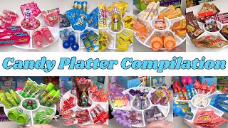 Candy Platter Compilation 🍬🍭🍫 Satisfying ASMR 🩵