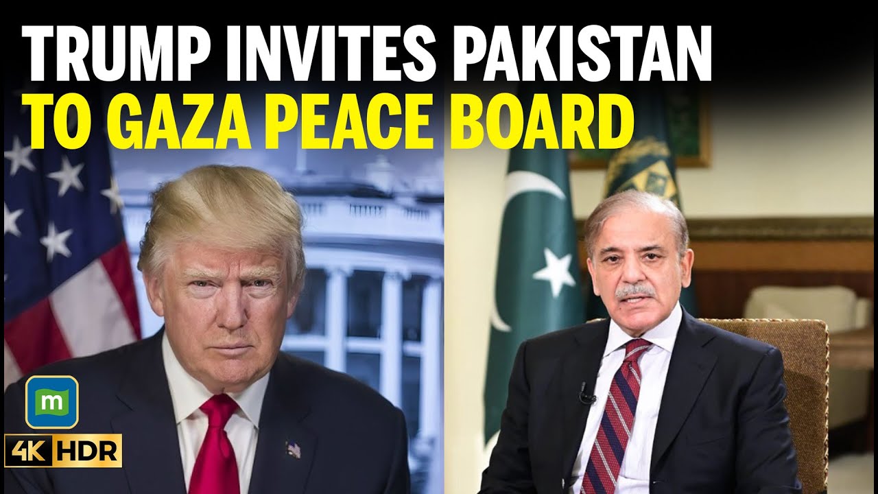 BREAKING: Trump Invites Pakistan PM Shehbaz Sharif to Join ‘Board of Peace’ on Gaza