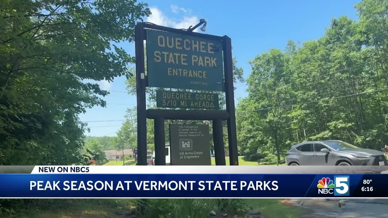 Vermont State Parks enter peak season, registrations up despite rainy weekends