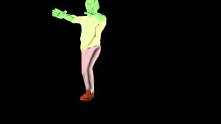zombie rigged animation