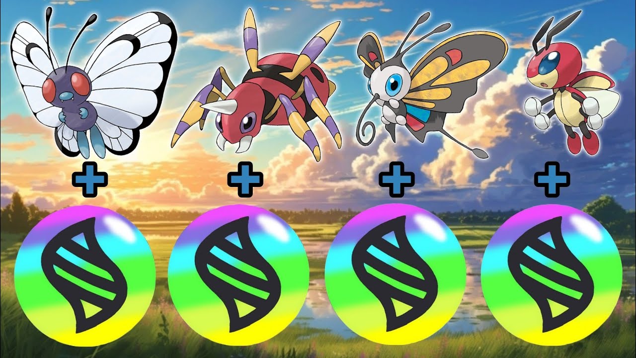 All Regions Bug Type Pokémon Mega Evolution line : pt - 1 : Pokémon ...