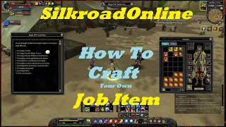 SilkroadOnline 2021 HOW TO CRAFT JOB ITEM - PART 01 - How to exchange tickets like a boss