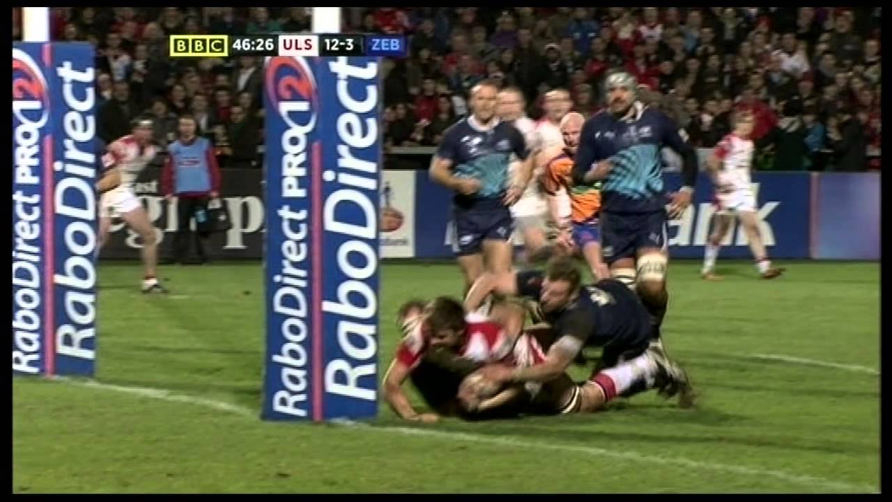 Ulster v Zebre 15/02/2013 YouTube