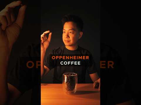 Oppenheimer Coffee 💥☕️ - all practical effects, no cgi. #creative #editing #cinematic #coffee