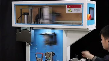 Automatic powder cord cable winding strapping machine